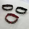 PU Leather Skull Bracelet Star Rivet Bracelet Goth Vintage Chain Bracelet  Women Men