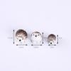 3pcs Cute Resin Hedgehogs Miniatures, Fairy Garden Home Desk Ornament Accessories, Moss Micro Landscape DIY Craft Decoration