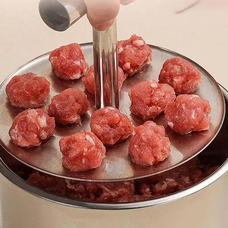 meatball maker Stainless Steel meat empanizer Multi-functional Press Kitchen utensil Manual Household Kitchen Manual Mold