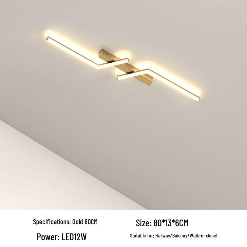 Nordisk Moderne Taklampe for Soverom, Korridor, Walk-in Garderobe, Balkong og Foajé