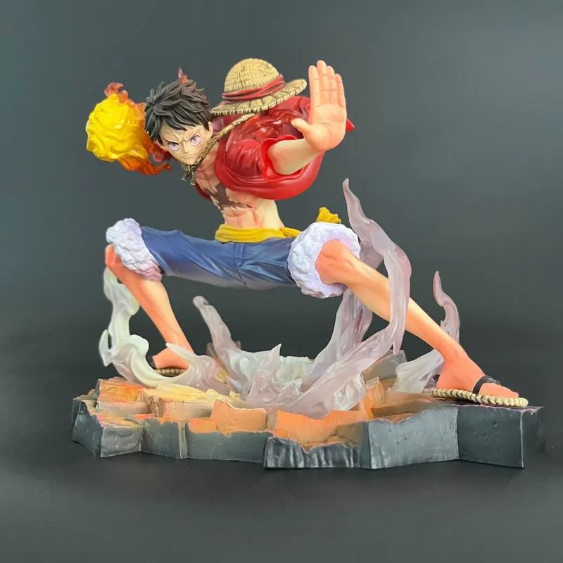 One Piece Luffy GK Statue Manga One Pieces Action Figure 18cm Figurine Anime Peripheral Collectible Model Figuras Gift for Fans
