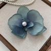 2024  Butterfly Orchid Flower Hair Clip Girl Hairpin Seaside Vacation Headwear Hair Accessories Side Clip Hair