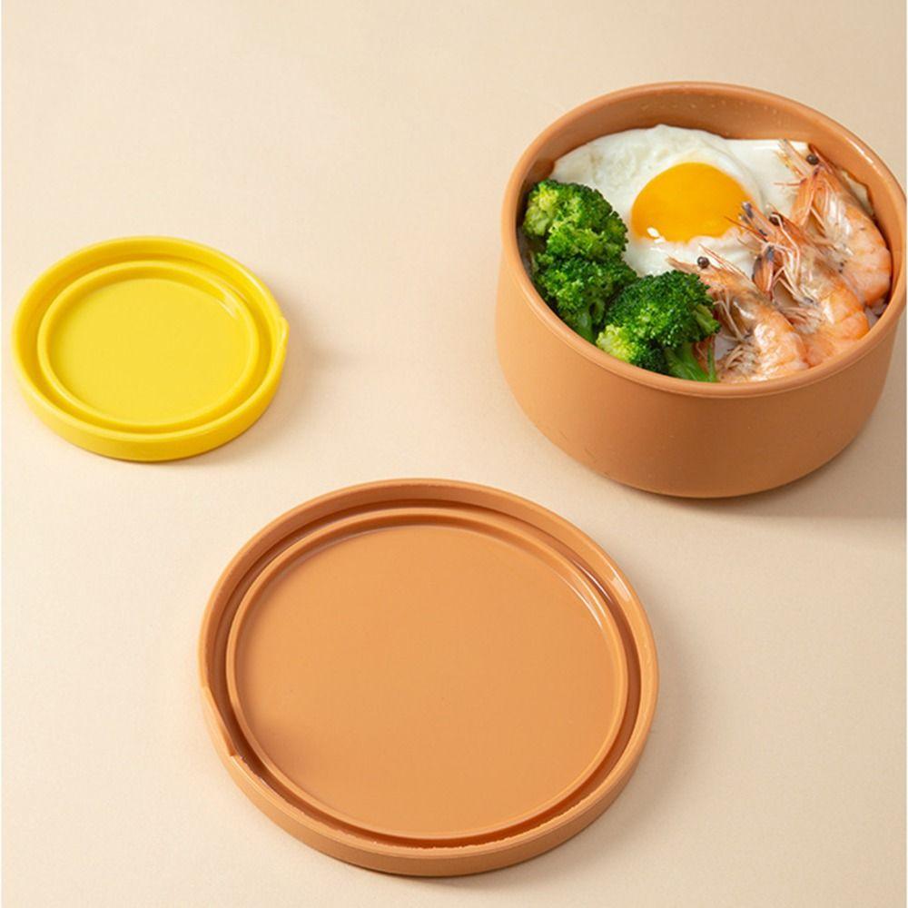 Lids Food Storage Container Airtight Freezer Molds Thick Sturdy Silicone Bowl  Kitchen