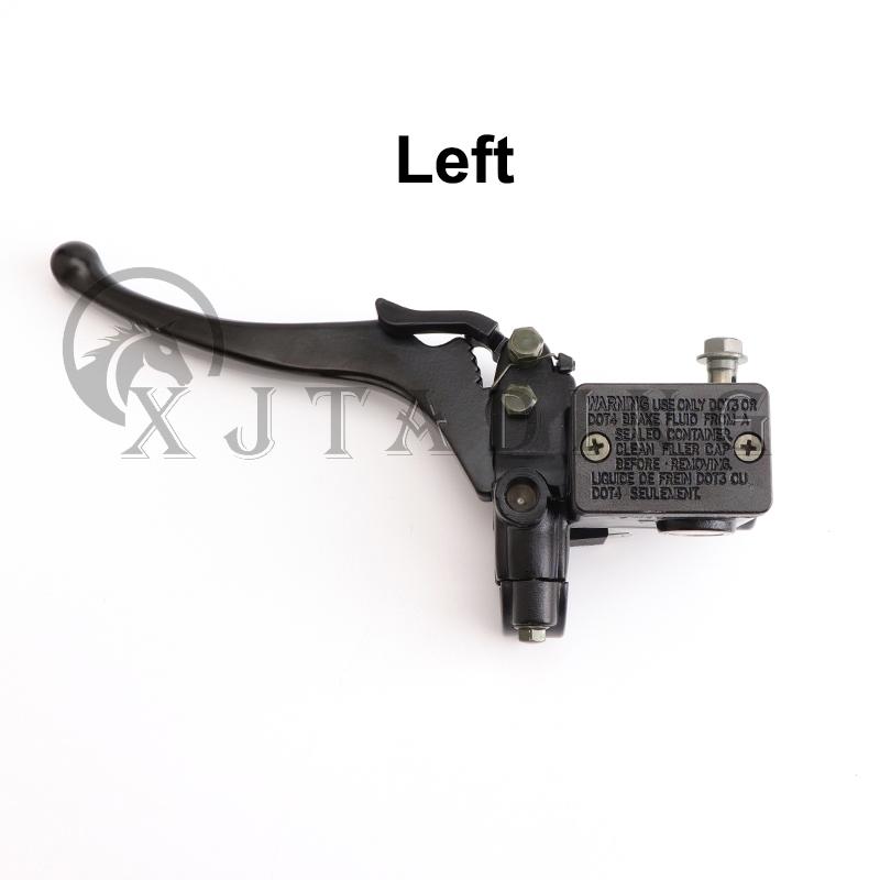 ATV Upper Brake Pump Hydraulic Clutch Pump With Handle Parking Lock For 150cc 200cc 250cc 300cc UTV Buggy Quad Go kart Parts left
