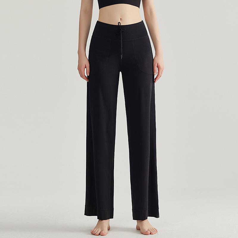 

LAHN Модные женские брюки микро-клеш с высокой посадкой - Повседневные, Стройнящие, Широкие, Длина до щиколотки M