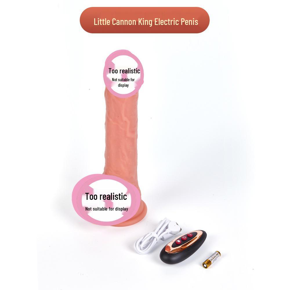 Realistic Soft Silicone Dildo - Realistic Female Toy with Big Stallion Shape