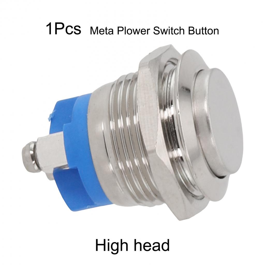 Hochwertiger 16mm Wasserdichter Metall-Drucktaster Selbstrückstellender Netzschalter