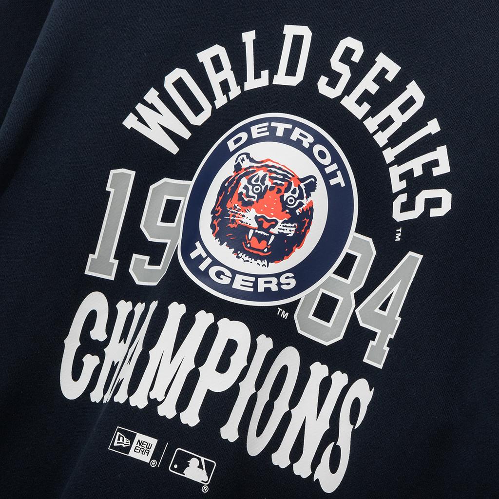 New Era FW25 Champions Man-To-Man Series MLB Detroit Tigers Casual Simple Loose Long Sleeve Crewneck Sweatshirt Unisex sweatshirt 14742044