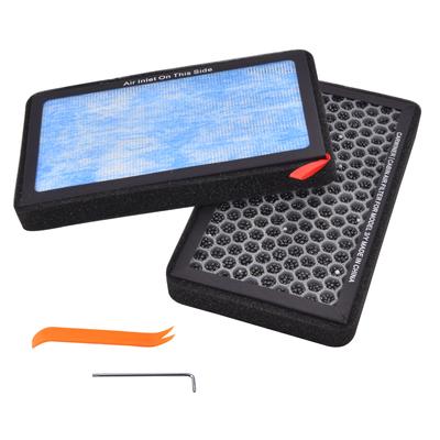 Para Tesla Model 3 Model Y Filtro de Ar HEPA com Carvão Ativado Kit de Substituição do Elemento Filtrante do Ar Condicionado Automóvel Filtros de Ar da Cabine
