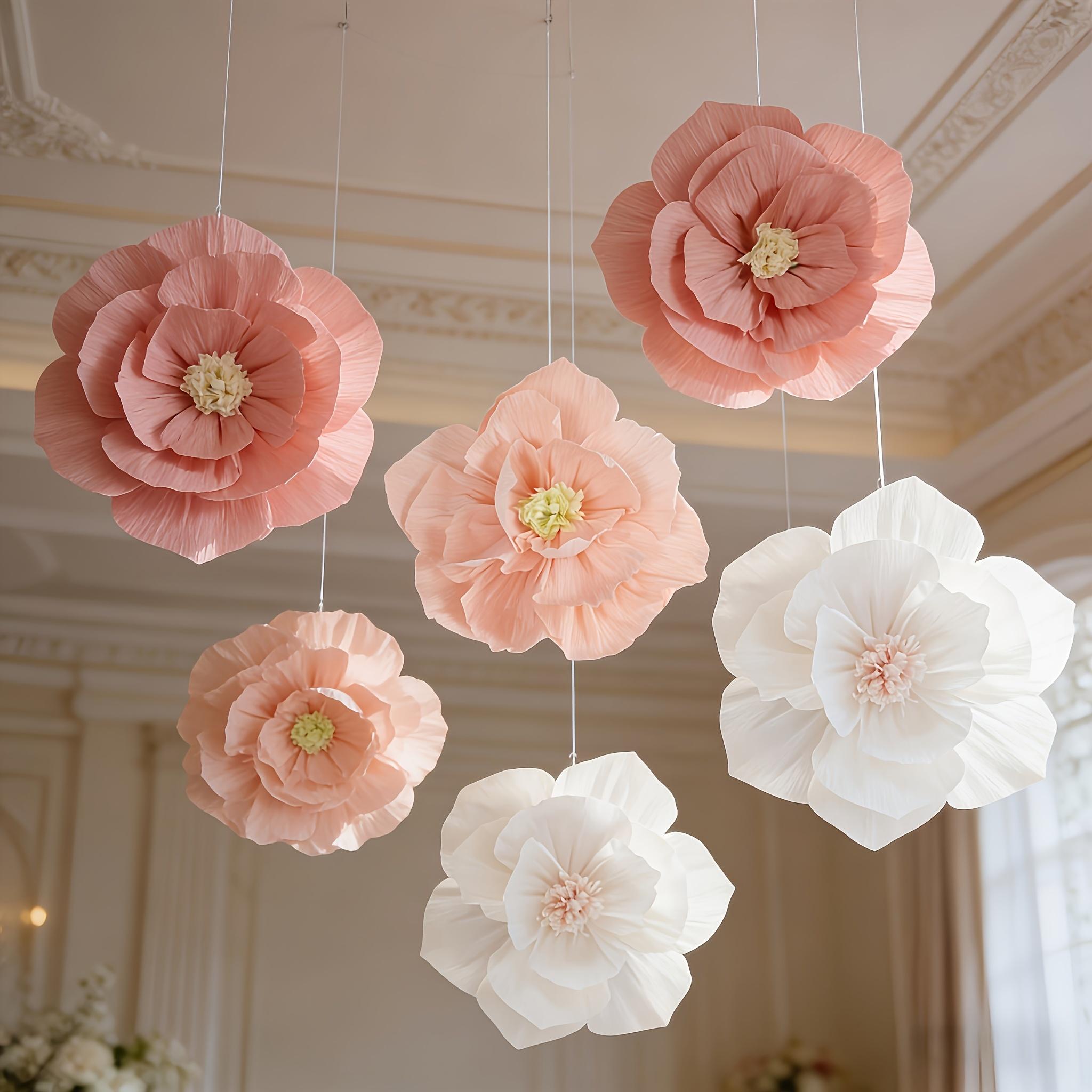 12PCSpcs Mixed Color Large High-End Artificial Flowers |   Suitable for Various Scenarios,  Indoor and Outdoor Decor, Wedding, Proposal, Birthday 12pcs Mixed Color