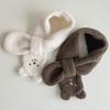 Cute Plush Baby Gloves Bear Embroidered Toddler Mittens Winter Thick Warm Cashmere Kids Full Finger Gloves
