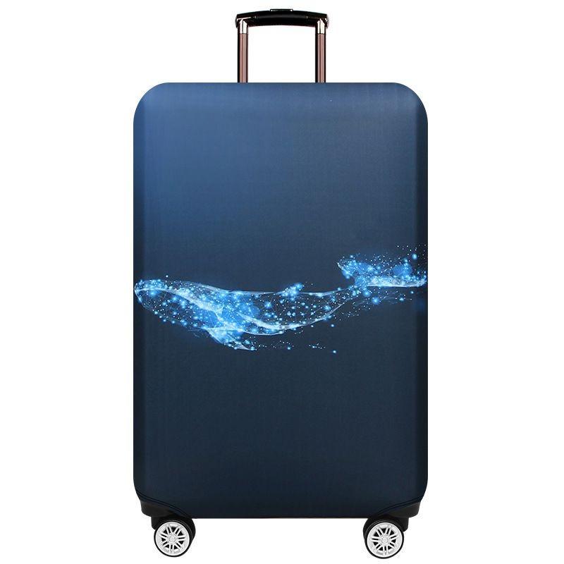 Luggage Case Thin Protective Cover Cartoon Pattern Trolley Travel Leather Box