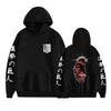 Mens Womens Hoodie Attack On Titan Anime Hoodies Streetwear Casual Cartoon Printed Hooded Pullover Sweatshirts
