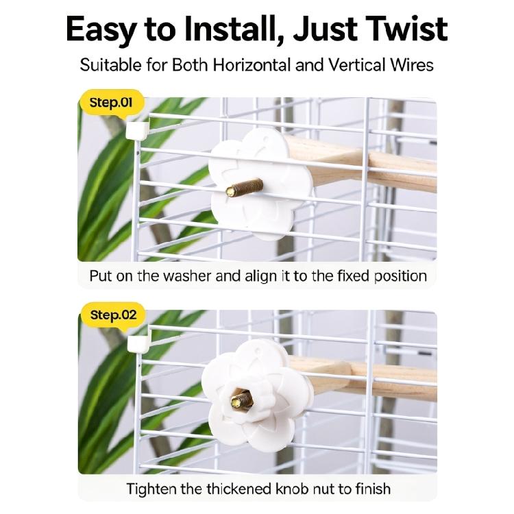 Interaction Mirror Perch Standing For Parrots Natural Wood Bird Rest Place for Pet Bird Entertainment Cage Accessories