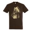 T-shirt Homme Natif Américain en Tenue Cérémoniale Lourd 190 g/m² Cadeau d'Anniversaire
