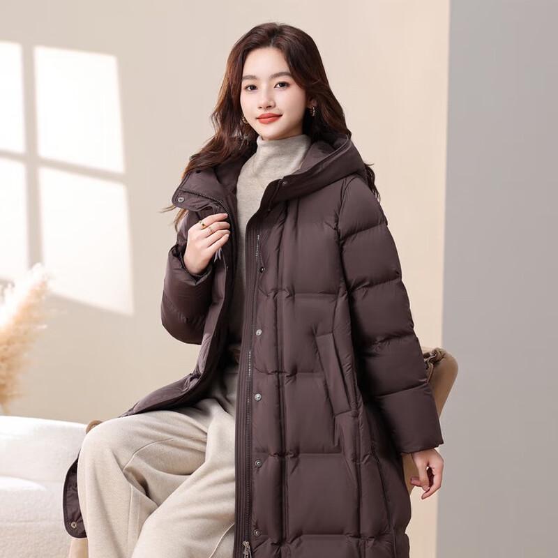 

XueZhongFei Женский элегантный длинный зимний пуховик X2501425546F L 170/92A