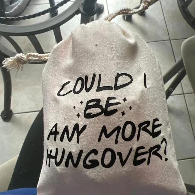 5pcs hangover kit bags Bride to be girls trip Bach weekend friends theme Bachelorette hen Party Bridal Shower wedding gift favor