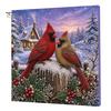 Christmas Home Decoration Faux Pearl Art Kit, DIY Snowman Painting 3D Festive Living Room Accents Xmas Scenes Crafting Project for Adults Beginners,