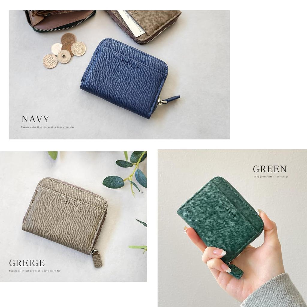Gisele Coin Purse, Small, Compact, Lightweight, Card Case, IC Card Case, Small Item Case, Mini Wallet, Simple, Minimalist, Multi-Purpose Case for Men