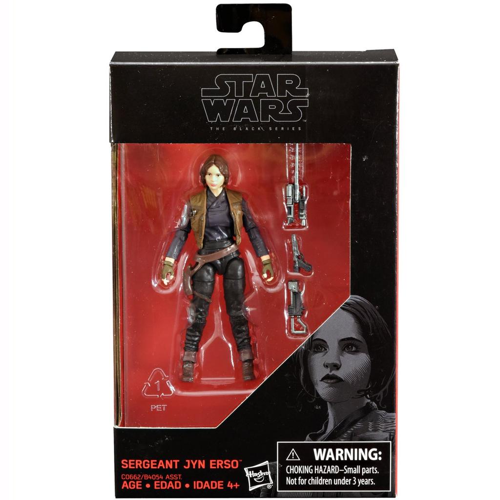Star Wars Black Series Basic Figure Jyn Erso Total length 10cm approx.