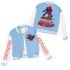 Kids' Stylish Color Neck Baseball Jacket for Boys and Girls Casual Outerwear