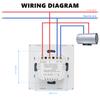 40A Tuya Smart Wifi Water Heater Boiler Touch Switch Smart Life APP Voice Control EU/US Plug Wall Switch Works with Alexa Google