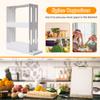 Portable Kitchen Storage Rack Multifunctional Pullable Rotatable Barbecue Seasoning Container Holder Household Use