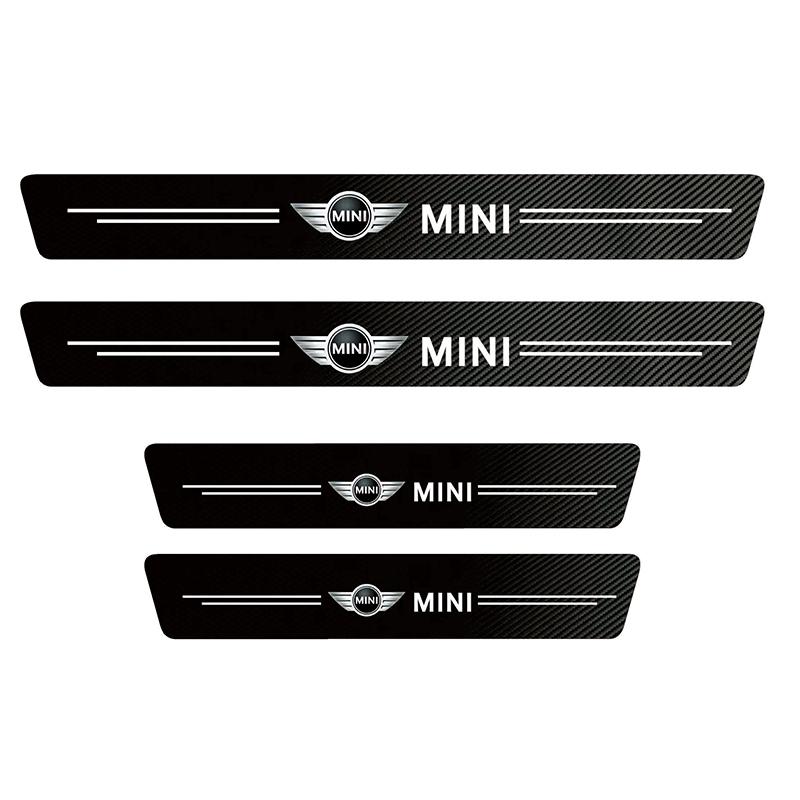 Hochwertiger Carbonfaser Auto Türschwellenschutz Aufkleber Für Mini Cooper JCW Works R56 R50 F54 F55 F56 F57 F60 R52 R53 R55 R57
