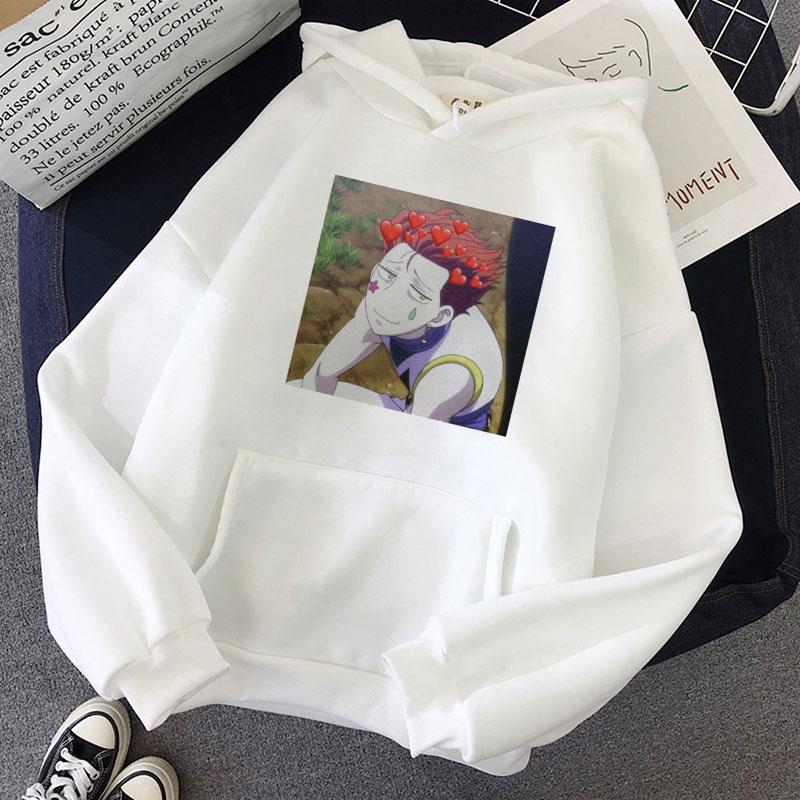 Kawaii Hunter X Hunter Women Hoodies Sweatshirt Killua Zoldyck Anime Manga Loose Hoodie Sweatshirt Oversized Winter Pullover Clothes