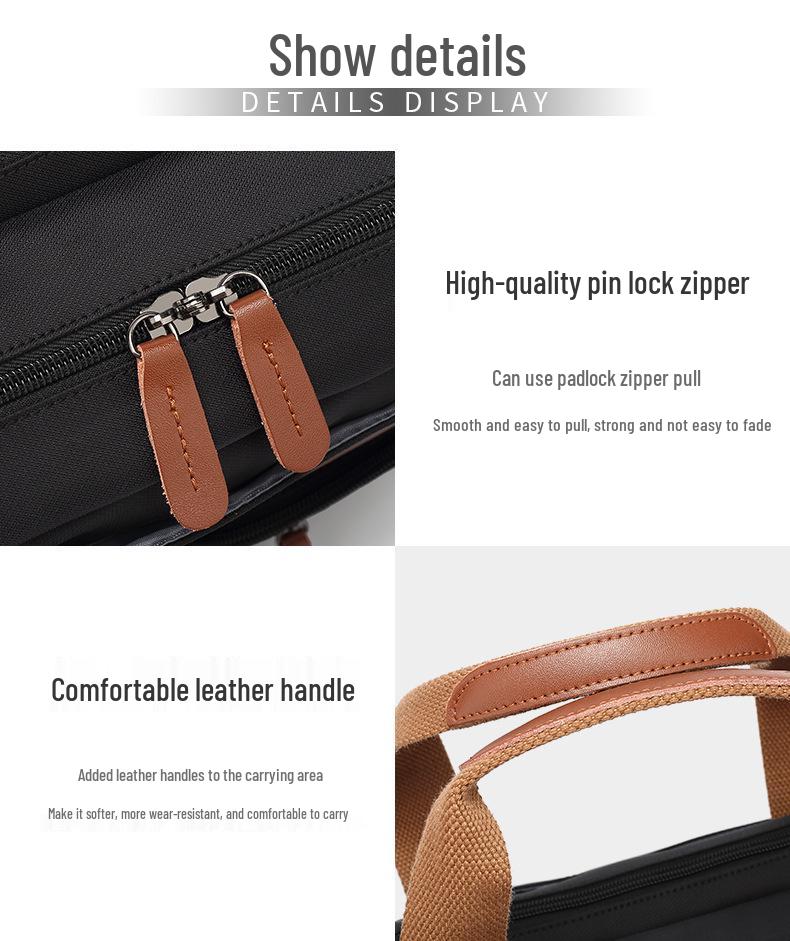 High-End Herren Multifunktions-Laptop-Rucksack - Große Kapazität für Business & Reise