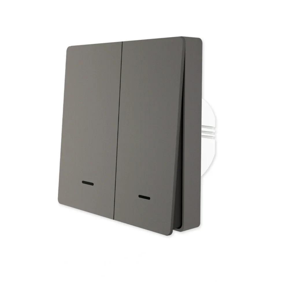 Melery ZigBee Smart Light Switch Push Button Wall Interruptor Inteligente Tuya SmartLife App 2 Way Remote By Alexa Google Home