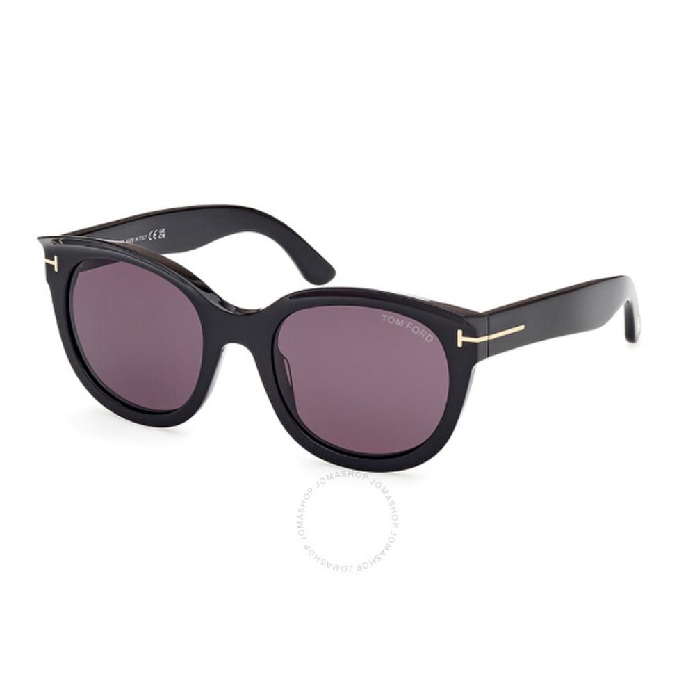 

Tom Ford Tamara Дымчатые овальные женские солнцезащитные очки FT1114 01A 54