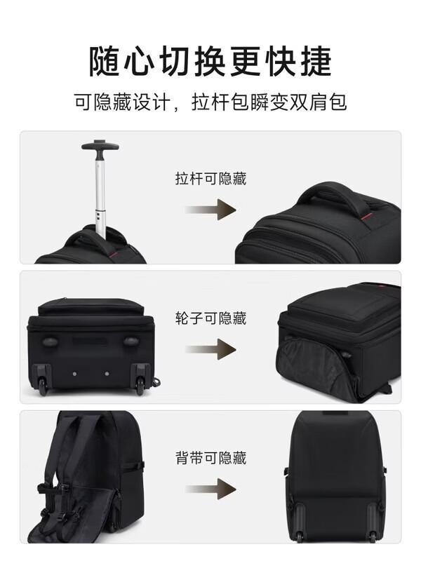 OIWAS Explorer Series Business Travel Rolling Backpack