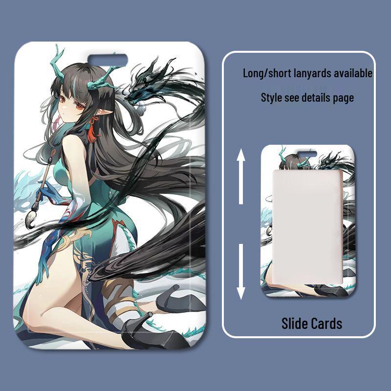 Защитный твердый чехол для карт Arknights Skadi - Студенческий билет, Пропуск, Автобус