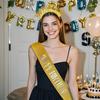Birthday Headbands and Sash Set Luxurious Celebration Headwear Adjustable for Celebrations and Parties