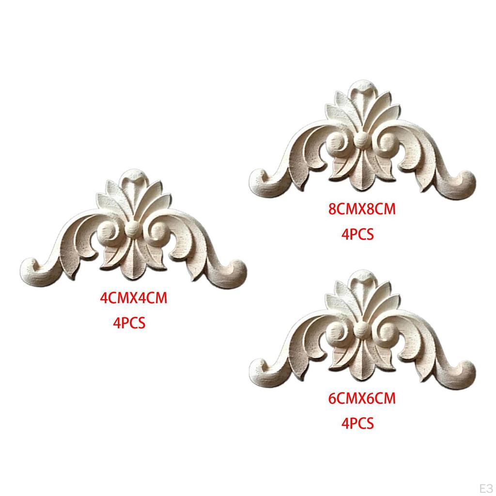 Wooden Carving Applique for Cabinet And Furniture Embellishment