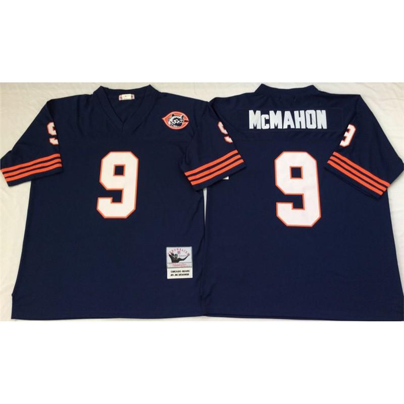 Chicago Bears Retro NFL Football Jersey Men Women Cotton Embroidered Sports Fan Apparel Wear