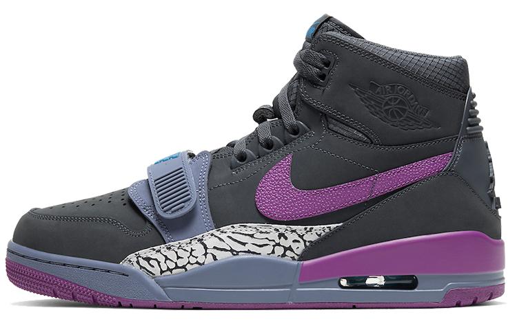 Jordan Legacy 312 Dunkelgrau Lila 41 black