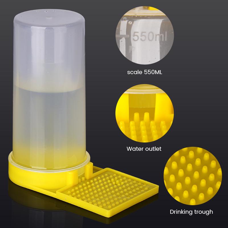 Bee Feeder High-Capacity Bee Waterer Bee Drinking Water Point Type Water Feeder Beekeeping Honey Bee Feeders Watering Tools