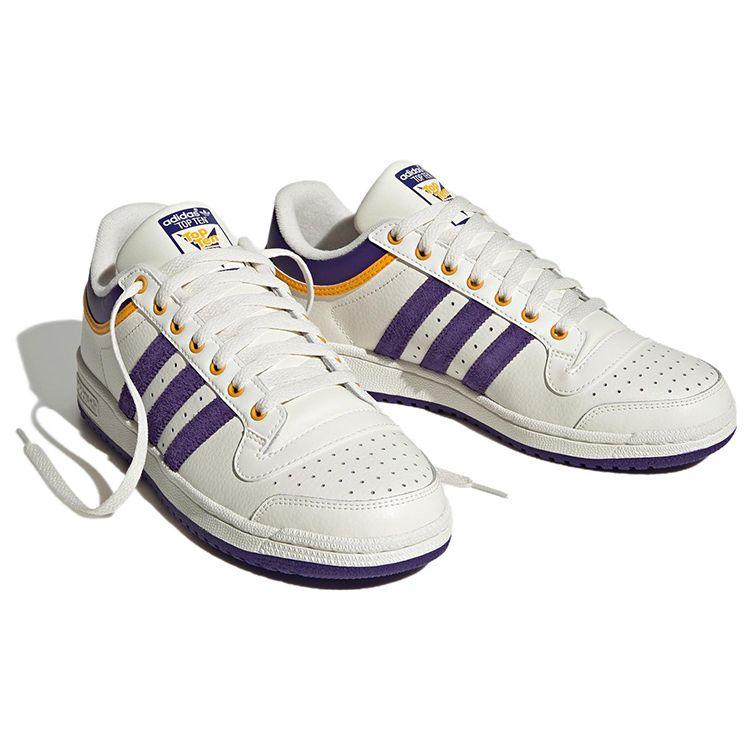 Adidas Top Ten Low Lakers Unisex Sneakers White Off-White Collegiate-Purple GY2516