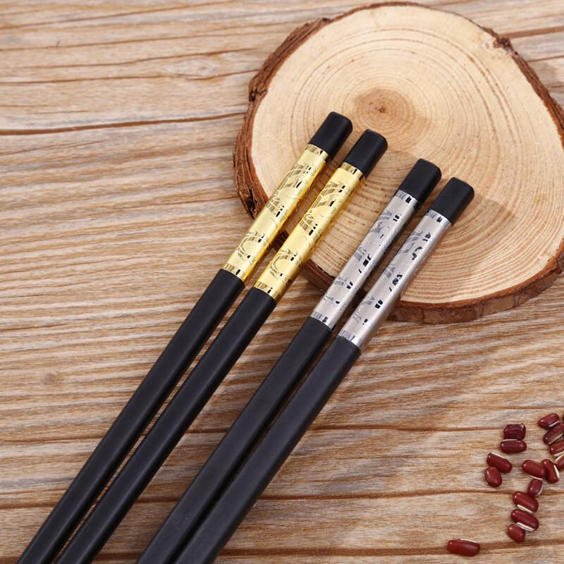 Zhi Shi High-Grade Alloy Chopsticks Set