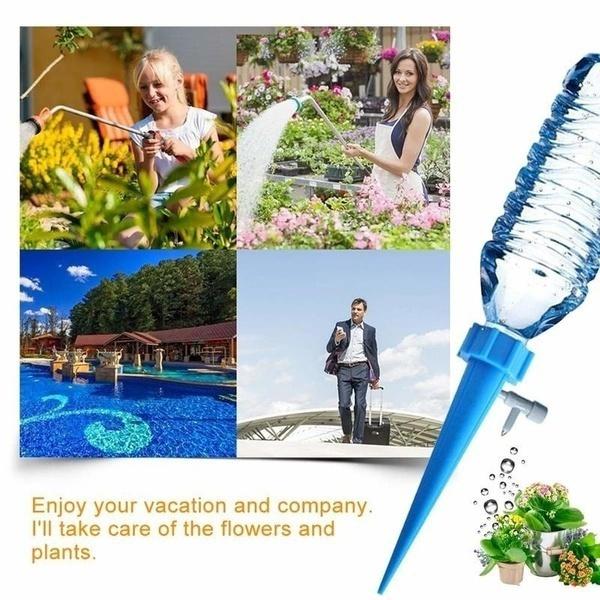 3/10 Pcs Automatic Drip Irrigation Watering System Household Flowerpot Watering Device