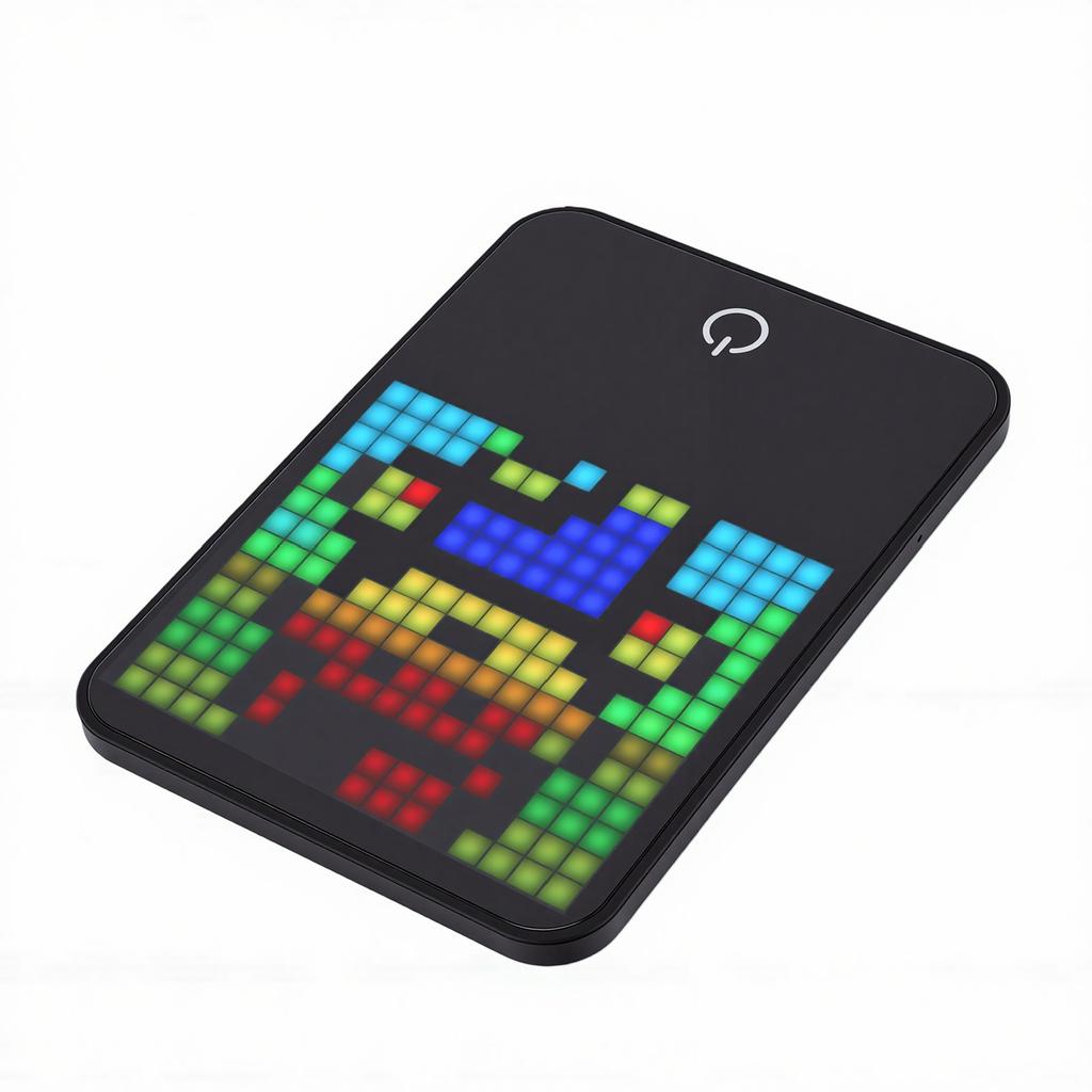 Magnetický LED Pixelový Displej Bluetooth Ovládání přes Aplikaci DIY Vlastní Vzor Značka Pixel Art Displej pro Chytrý Telefon