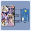 Kim Taehyung Sliding Plastic ID & Badge Holder for Students/Work/Bus Access