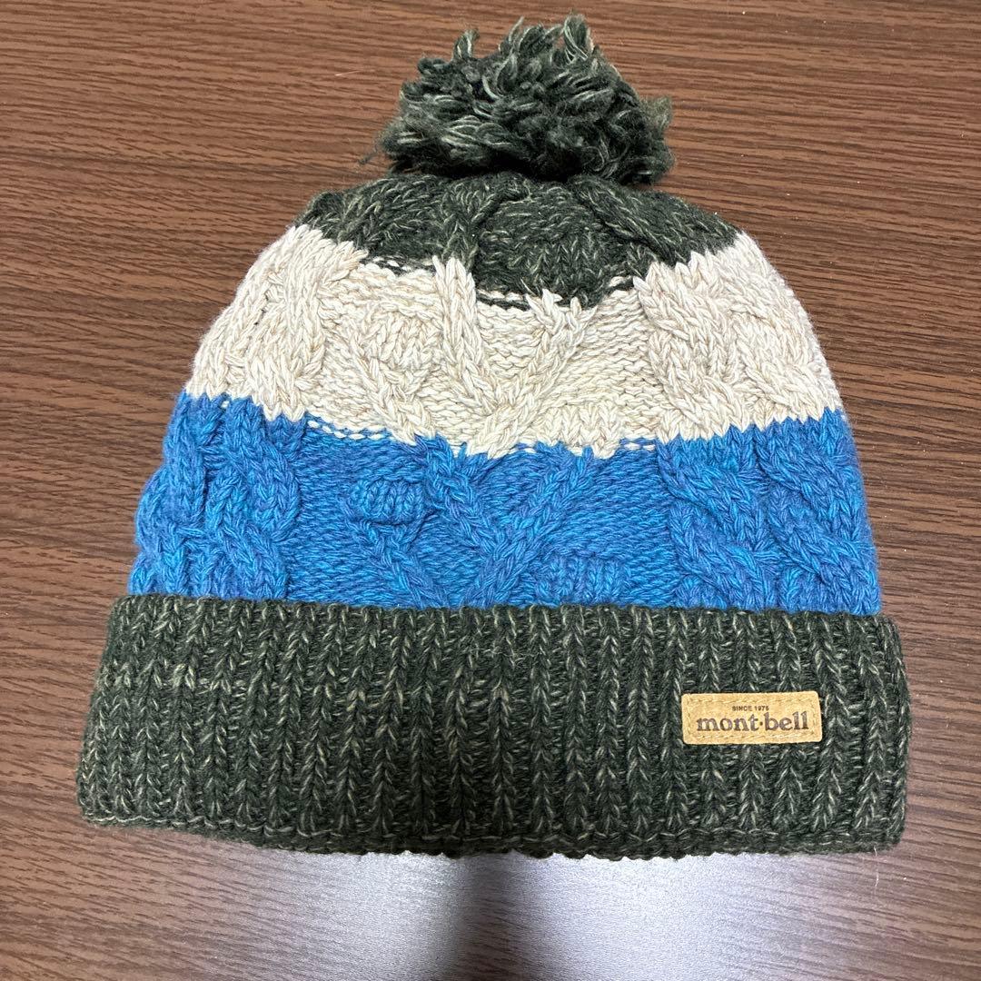 Used mont-bell cable knit hat M/L knit hat