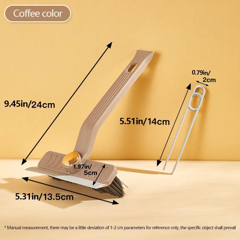 Rotary Multi-functional Set With One Swipe Kitchen Slit Clean Brush Hard Bristle Brush Bathroom Tile Seamless Brush Wall Brush