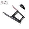 RHD ABS Carbon Fiber Style For Subaru Forester 2008-2012 Car Interior  Door Handle Window Switch Panel Cover Trim