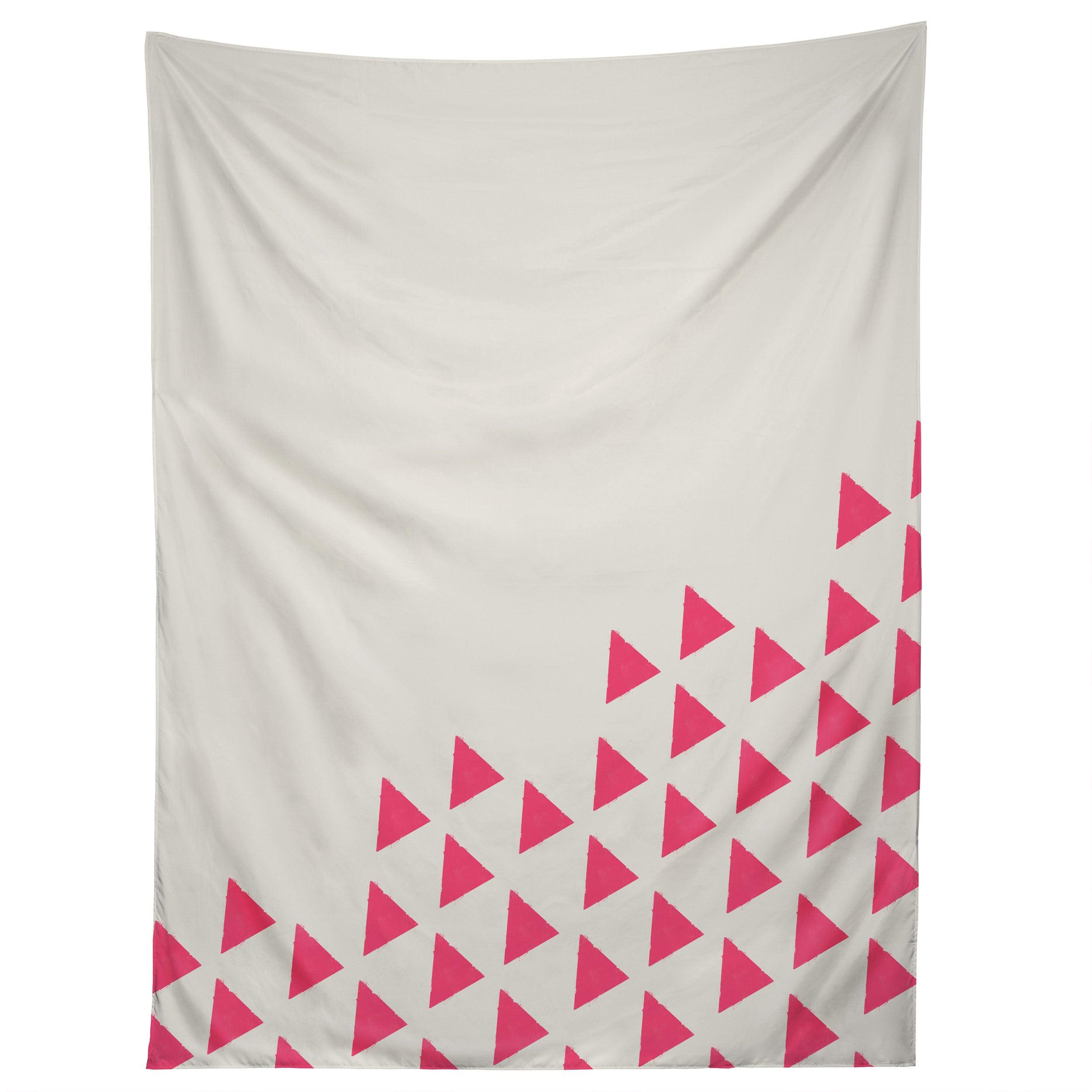 PINK TRIANGLES tapestry 75x100