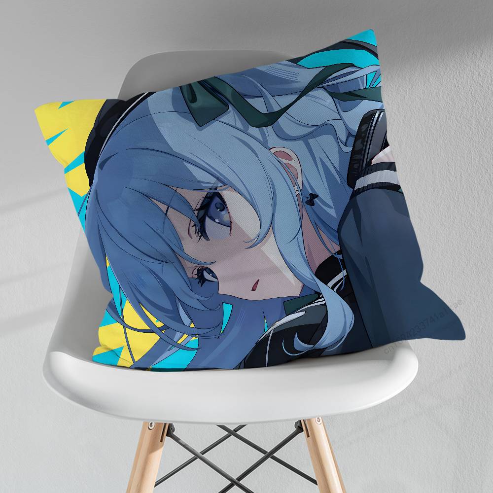 HHoshimachi SSuisei Throw Pillow Case Living Room Sofa Cushion Cover For Home Bedroom Decoration Protector