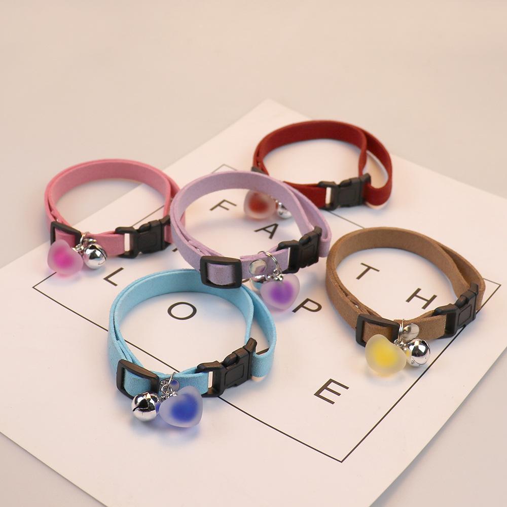 Upgrade Breakaway Cat Collar with Bells,Safety Adjustable Buckle,Lightweight,Ideal for Girl Boy Cats,Puppies